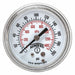 K4523 Pressure Gauge 2 Dial Size Black