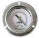 K4539 Pressure Gauge 2 Dial Size Silver