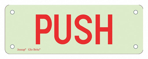 Safety Sign 2 1/2 in x 7 in Plastic