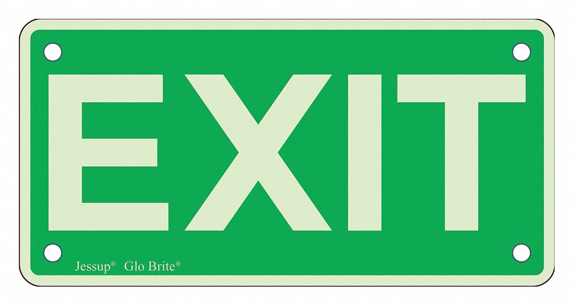 Safety Sign 3 in x 6 in Plastic
