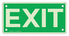 Safety Sign 3 in x 6 in Plastic