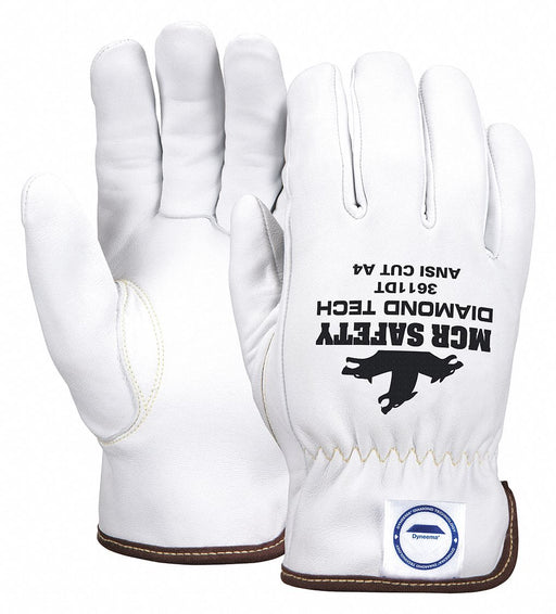 J7530 Leather Gloves White 2XL PR