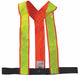 Safety Vest Orange/Red L Hook-and-Loop