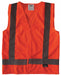 Safety Vest Orange/Red S Hook-and-Loop