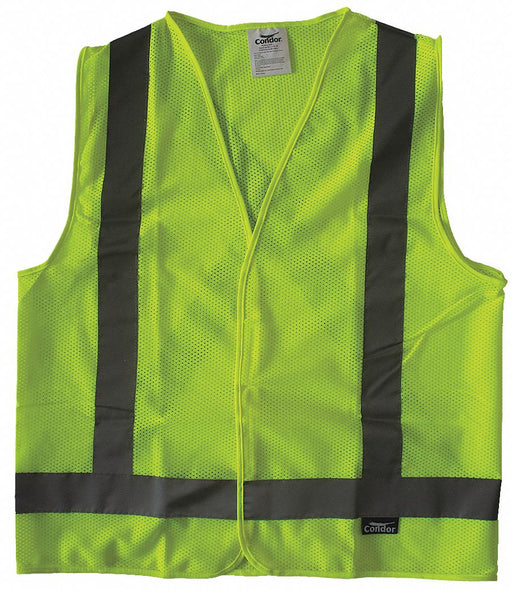 Safety Vest Yellow/Green M Hook-and-Loop