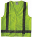 Safety Vest Yellow/Green M Hook-and-Loop