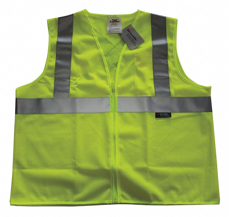 Safety Vest Yellow/Green L Zipper