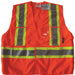 Safety Vest Orange/Red L/XL Polyester