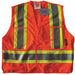 Safety Vest Orange/Red S/M Hook-and-Loop