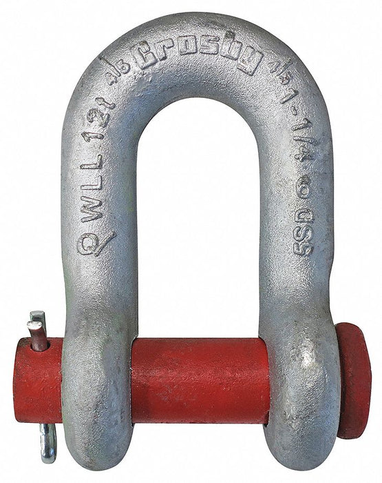 D-Shackle 24 000 lb Carbon Steel