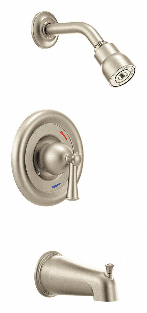 Shower Valve Moen Round Brush Nickel