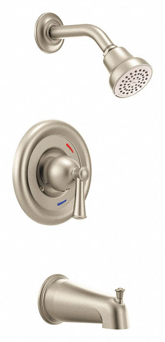 Shower Valve Moen Round Brush Nickel