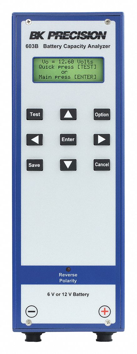 Battery Capacity Analyzer 30VDC LCD