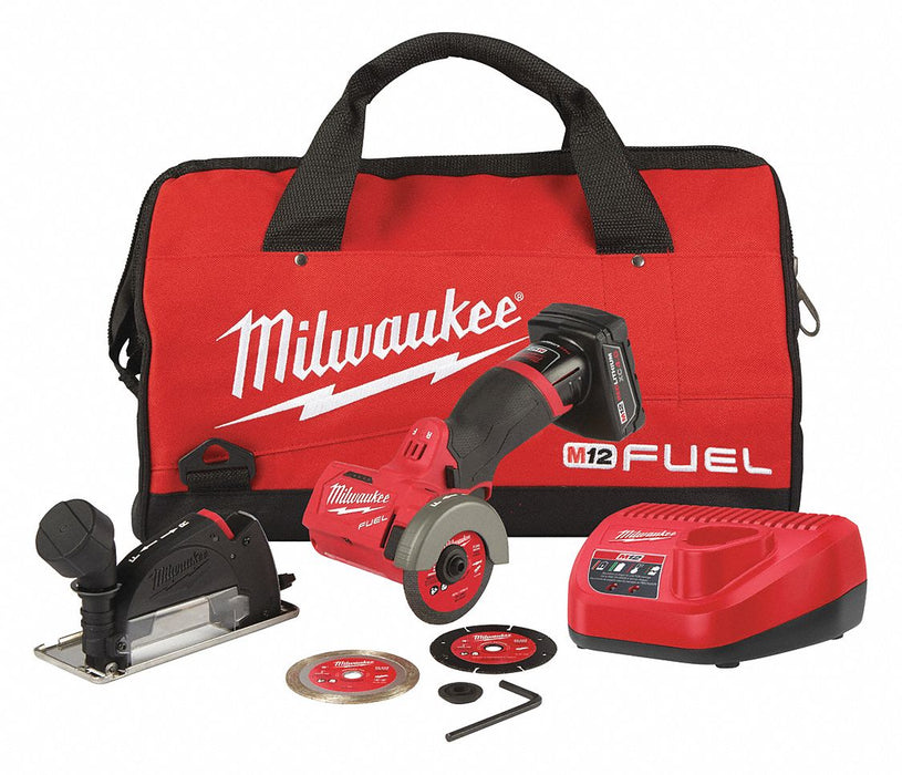 Cut-Off Tool Kit Milwaukee 12V 1 Battery