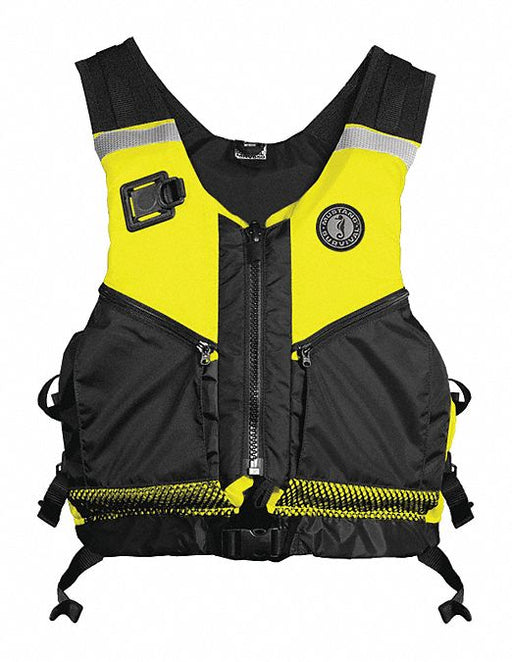 Life Jacket XS/S 15.5lb Foam BLK/YLW/GRN