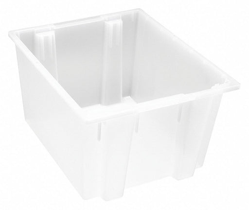E1884 Stckng NstngTote 23.5inL 19.5inW Clear