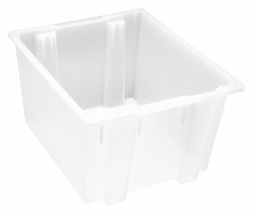 E1884 Stckng NstngTote 23.5inL 19.5inW Clear