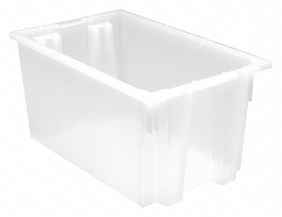 E1885 Stckng NstngTote 23.5inL 19.5inW Clear