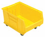Mobile Hopper Bin Yellow PP 11 in