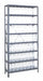G7418 Bin Shlvng 12inx75inx36in Clear