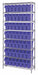 Bin Shlvng 36inx74inx12in Blue
