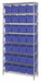 Bin Shlvng 36inx74inx18in Blue