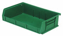 K4956 Hang and Stack Bin Green PP 3 in