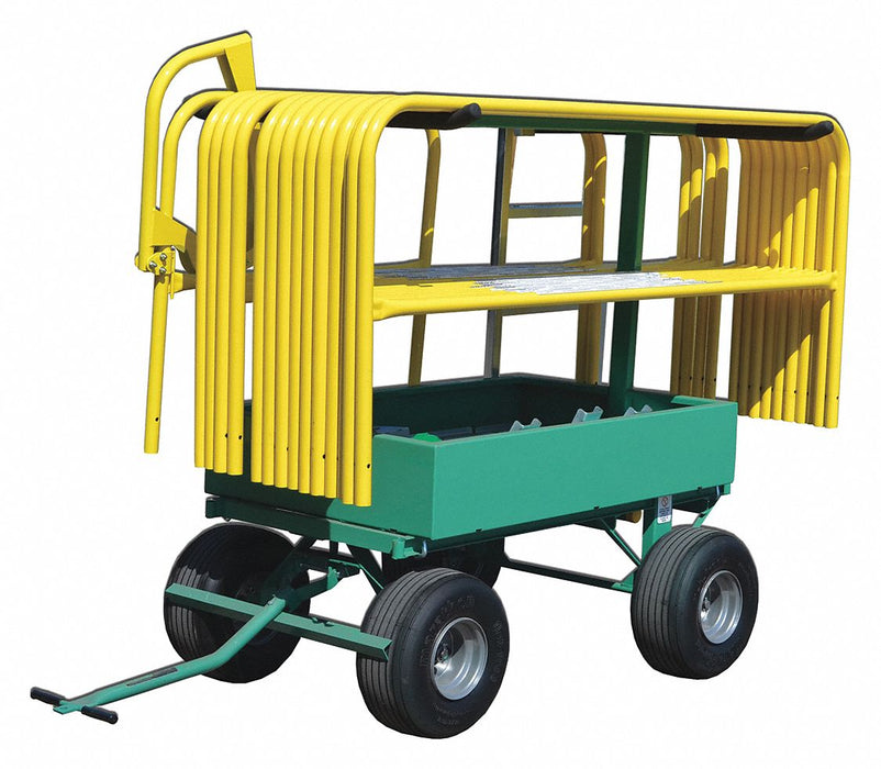 Trailer Guardrail System Yellow