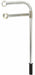 Grab Bar 12 L Zinc Plated Steel Silver