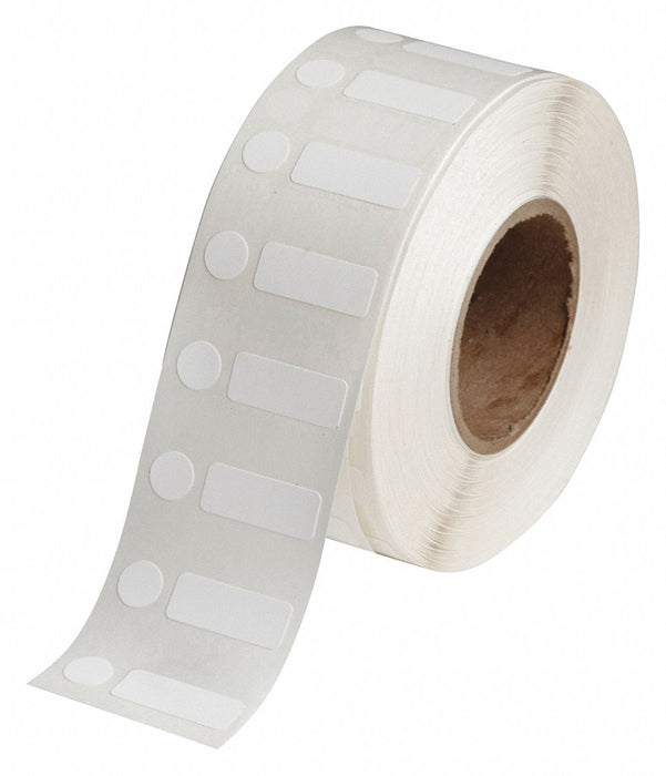 Pre-Cut Label Stock Roll White Matte