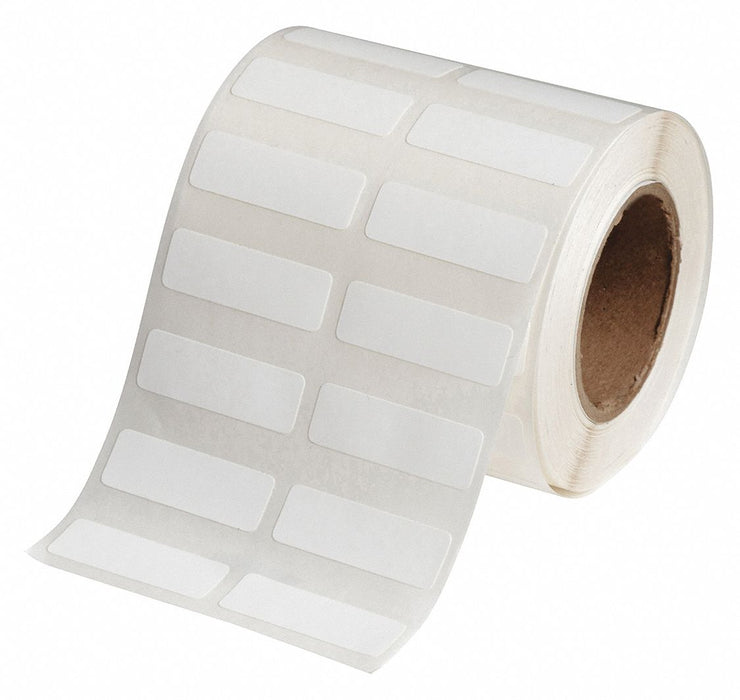 Pre-Cut Label Stock Roll White Matte