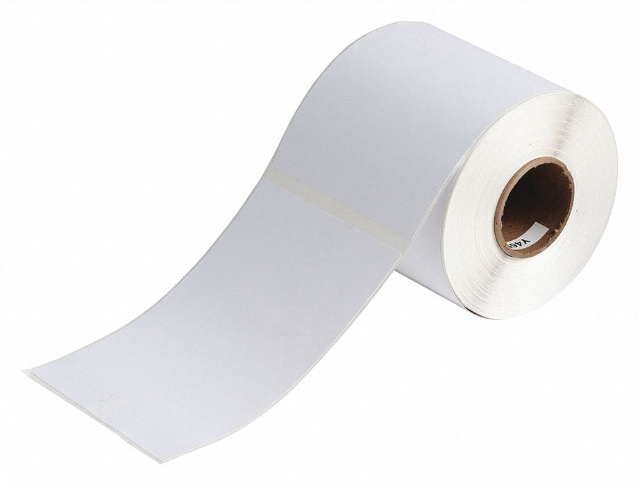 Pre-Cut Label Stock Roll White Matte