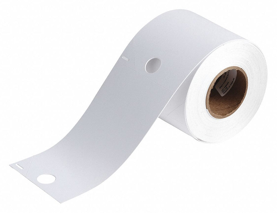 Pre-Cut Label Stock Roll White Matte