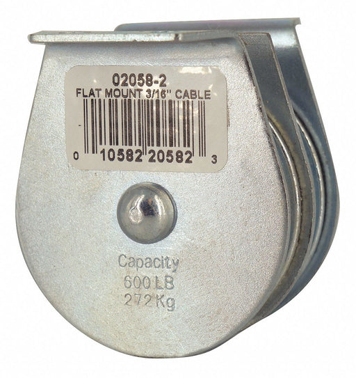 Pulley Block Bolt-On 3/16 in Rope dia.