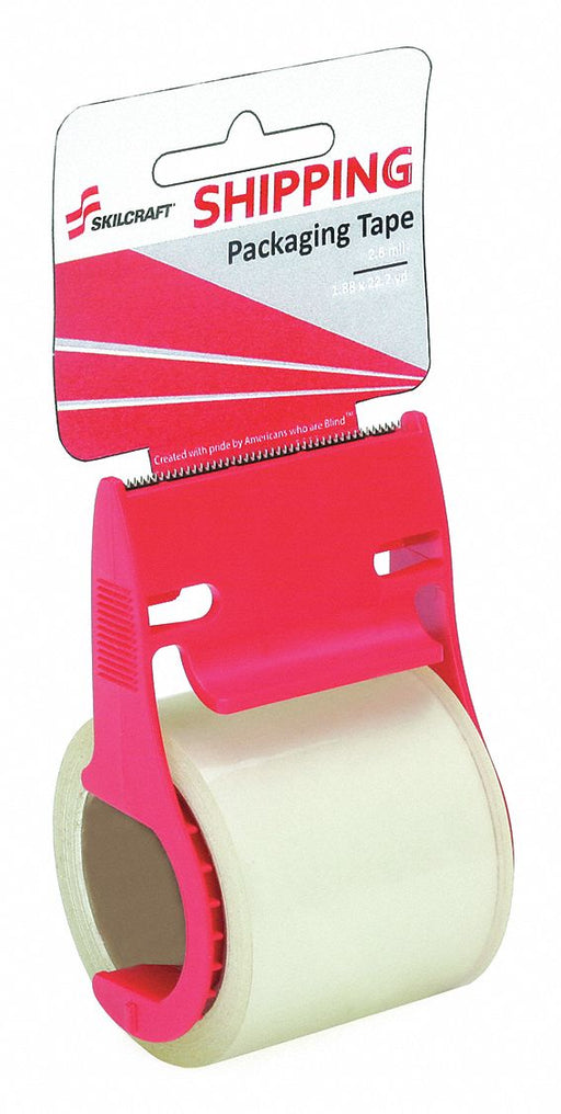 PackagingTapewithDispenser 1.9mil Clear
