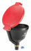 Drum Funnel Red Polyethylene Buttress