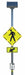 LEDCrossingSign Yellow-Green Solar