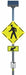 LEDCrossingSign Yellow-Green Solar