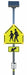 LEDCrossingSign Yellow-Green Solar