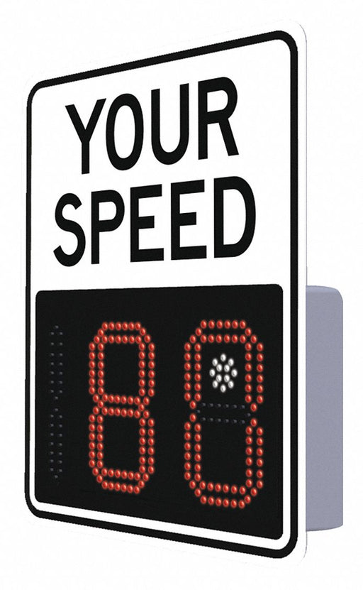 Radar Speed Monitor Sign Aluminum 29x23 