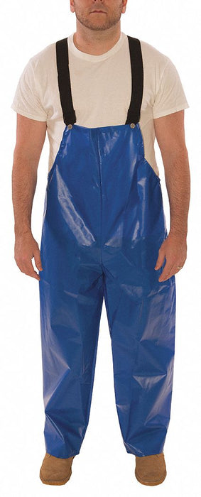D8971 Rain Bib Overall L Blue Polyurethane