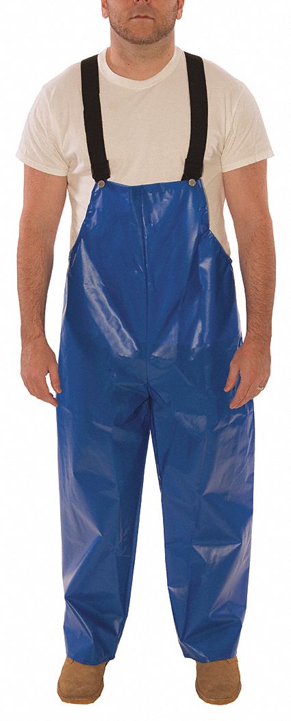 D8971 Rain Bib Overall M Blue Polyurethane
