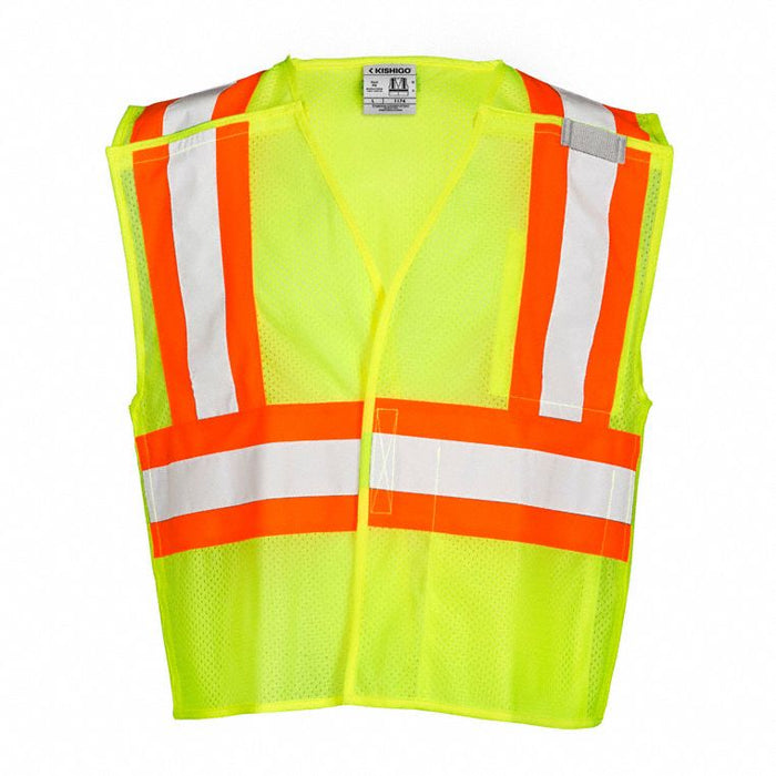 E6648 Vest ANSI 2 S Yellow/Grn Polyester Mesh