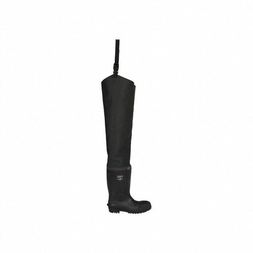Plain Toe Hip Boot Black 15 PR