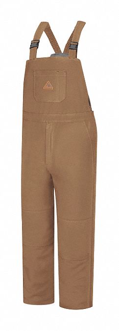 K1941 Bib Overall Fits Waist 36 to 38 Brown