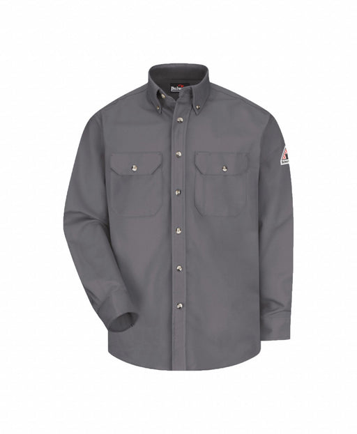 K1945 Flame-Resistant Collared Shirt Gray