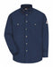 Flame-Resistant Collared Shirt Navy