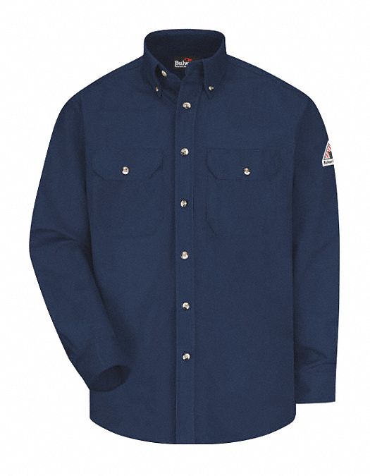 K1945 Flame-Resistant Collared Shirt Navy