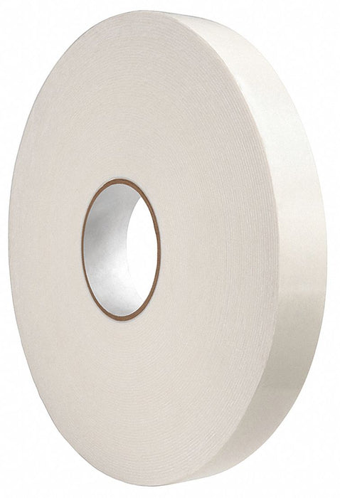 Foam Tape White 36 yd L 1 in W