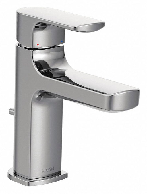 Straight Chrome Moen Rizon Brass 1.2gpm